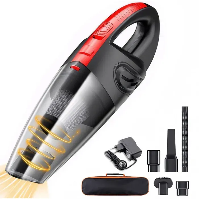 Aspirateur à main Aspirateur Voiture sans fil 3500Pa 120W 29000-31000 tr/min USB rechargeable portable