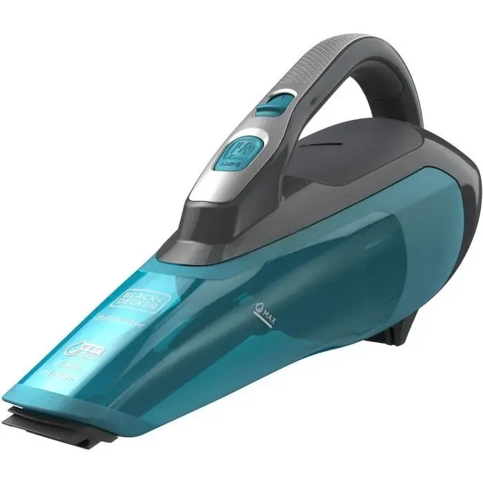 Aspirateur à main BLACK+DECKER WDA320J - Eau & Poussière - 10.8V 2Ah - Embout spécial liquide inclus