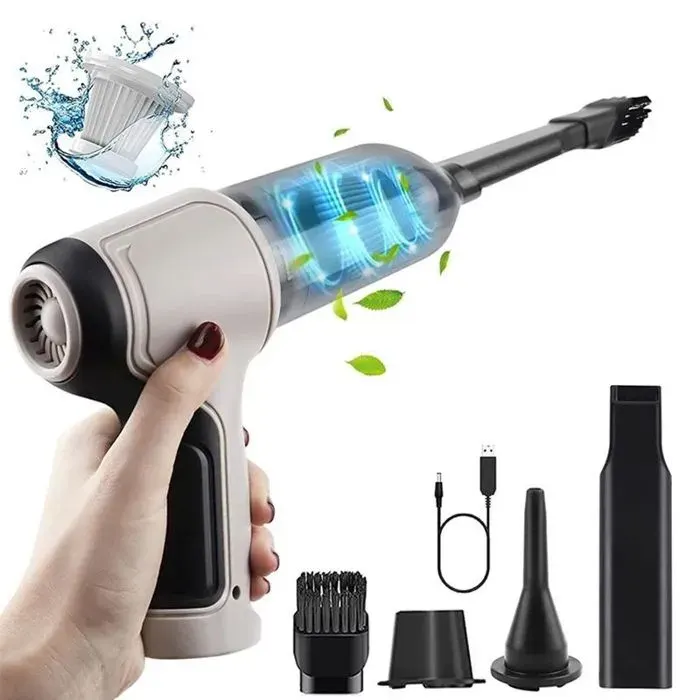 Aspirateur à main - HERZBERG - HG03992 - 3 en 1 - Autonomie 30-40 min - Sans sac