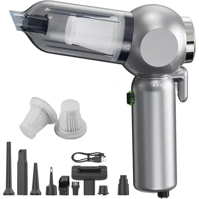 Aspirateur à main multifonction - Puissance daspiration 22000 Pa - Sans fil et rechargeable