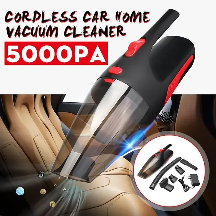 Aspirateur à Main NEUFU - Sans fil 2200mAh 12V 120W - Collecteur à poussière avec bouton de relâchement