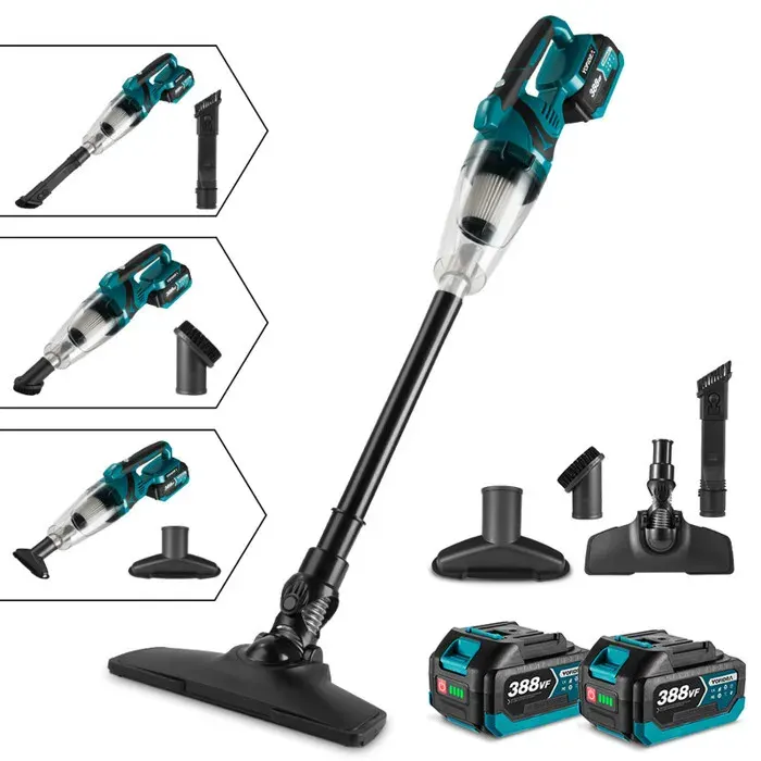 Aspirateur à main - ONEVAN - 4-en-1 - Sans fil - 750 ml - 10 kPa — coloris Bleu