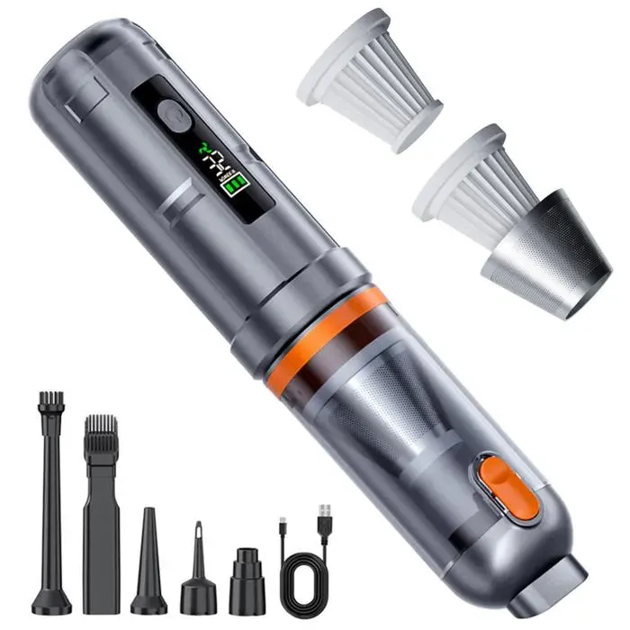 Aspirateur à Main Sans Fil - ACELIFE 6699Plus - 23000Pa - 3 vitesses Affichage LED - jusqu 35 Mins - VoitureMaisonPoils