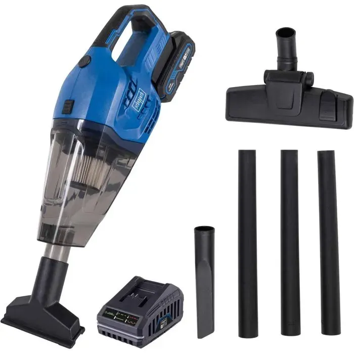 Aspirateur à main sans fil avec starterkit 2Ah C-HVC150-X - Set S - SCHEPPACH