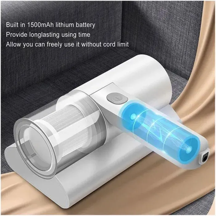 Aspirateur à Main Sans Fil Idéal Pour La Literie Les Coussins Les Canapés Et Les Rideaux