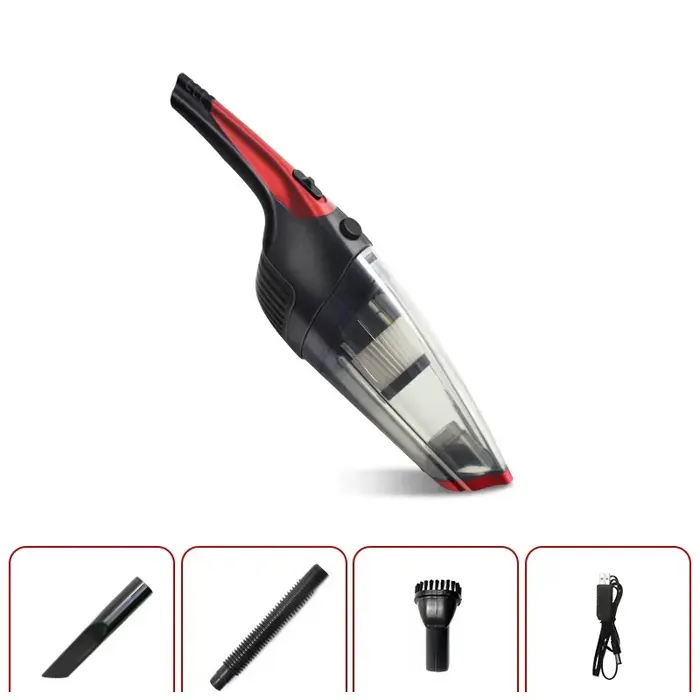 Aspirateur à main sans fil NEOZHOU 7000Pa Puissant poils animaux Noir