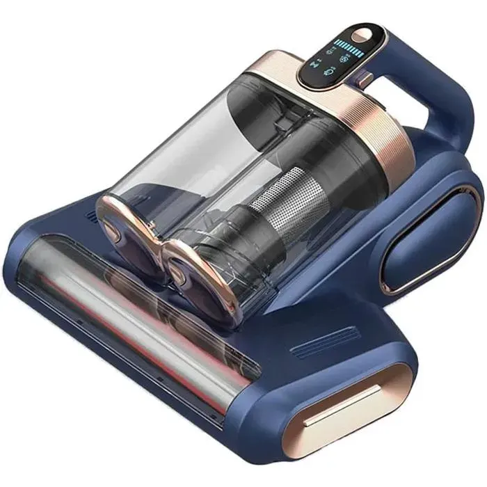 Aspirateur à main sans fil - Nettoyeur de matelas - 13 Kpa - Double ventouse - Stérilisation UV