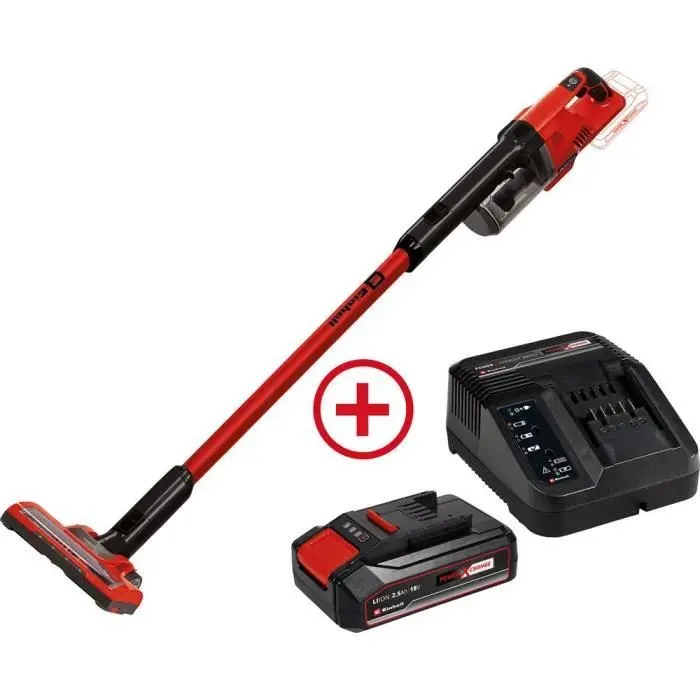 Aspirateur à main sans fil sans sac Einhell Power X-Change TE-SV 18 Li + 25 Ah Starter-Kit