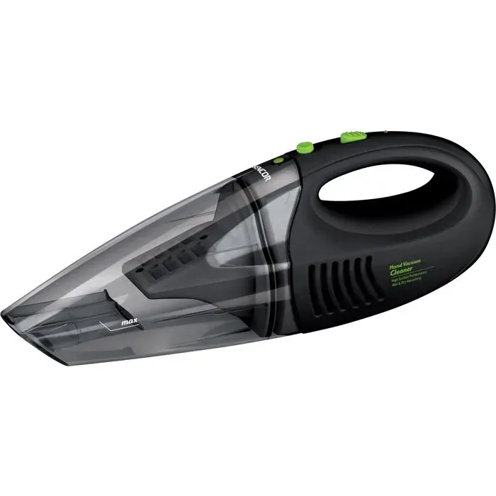 Aspirateur à main sans fil SENCOR SVC 190B - Sec&humide - Batteries rechargeables - 15 min dautonomie - Noir