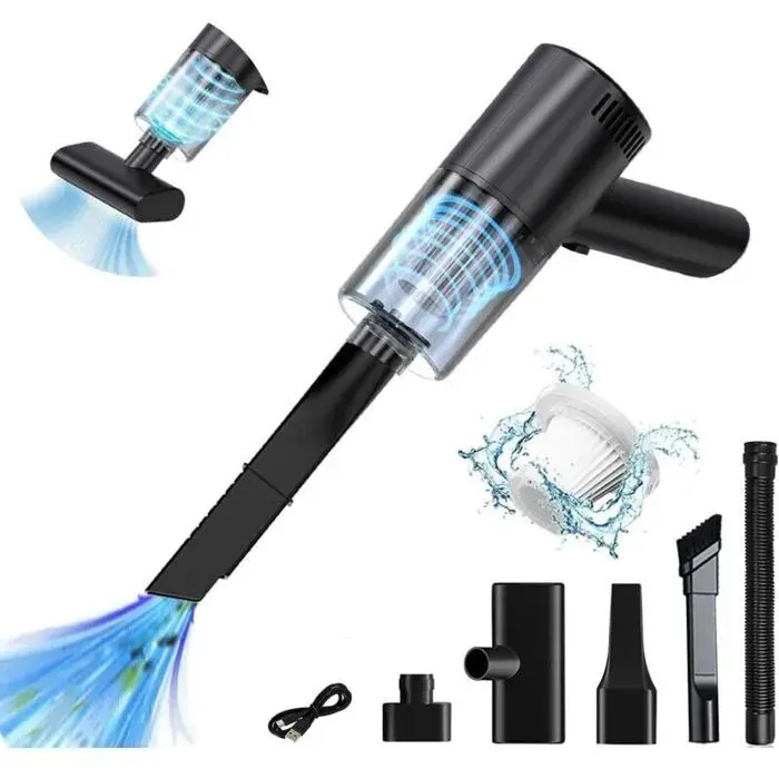 Aspirateur à main sans fil - Virex® - Puissant - Humide et sec - 33 000 tr/min - 038 kg - Autonomie 30 min