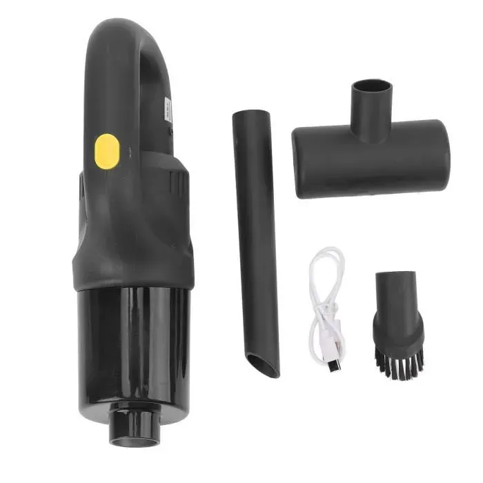 Aspirateur à main sans fil - VVIKIZY - Portable - 1800 mAh - Aspiration puissante - Noir