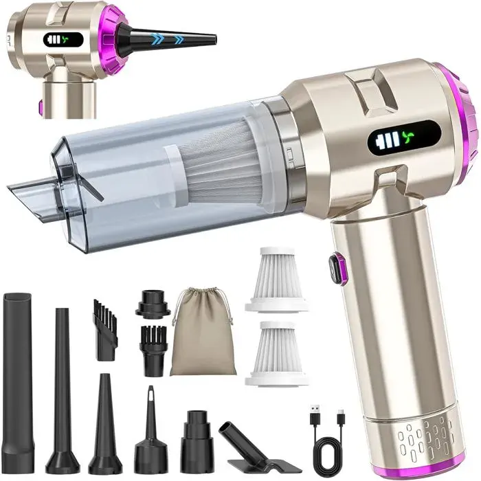 Aspirateur à main - UNDERSCORE - Piwaal - 22000 Pa - Moteur sans balais - 4 en 1