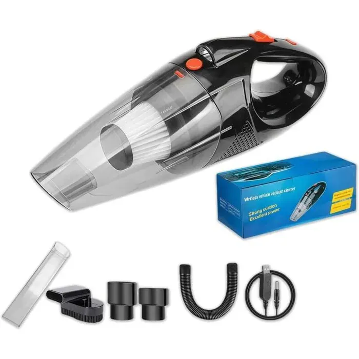 Aspirateur à main V1 Pro 5000Pa – Moteur 42000 TR/min LED – Pour voiture et maison