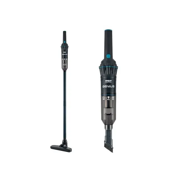 Aspirateur à main - XSQUO USEFUL TECH - 2-en-1 - Sans fil - 17 kPa - 20 min dautonomie