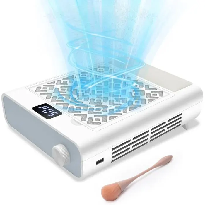 Aspirateur À Ongles Professionnel: Aspirateur À Ongles 3600 Tr/Min Avec 2 Filtres Aspiration Puissante Aspirateur À Ongles [F73]