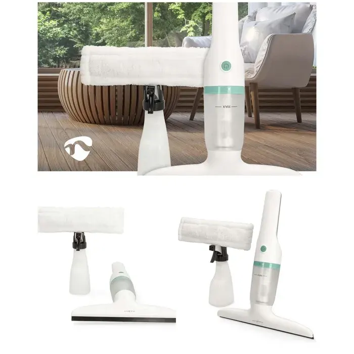 Aspirateur à vitre - LIVOO - 12W - Réservoir 60 ml - Tête 28 cm - Autonomie 45 min