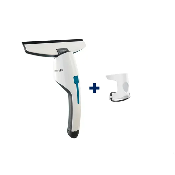 Aspirateur à vitres et salle de bains Leifheit Nemo 51042 lave vitres électrique à boîtier étanche adaptateur Click System blanc