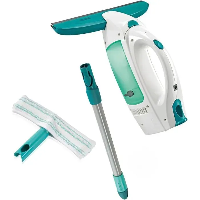 Aspirateur à vitres - VETOBIOL - Nettoyage sans traces - Autonomie 38 min - Mouilleur inclus - Manche télescopique 43 cm