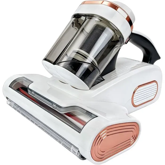 Aspirateur Anti-Acariens Matelas Aspiration 15 KPa Lampe UV-C Portable Allergènes Poussières Et Literie Et Tissus