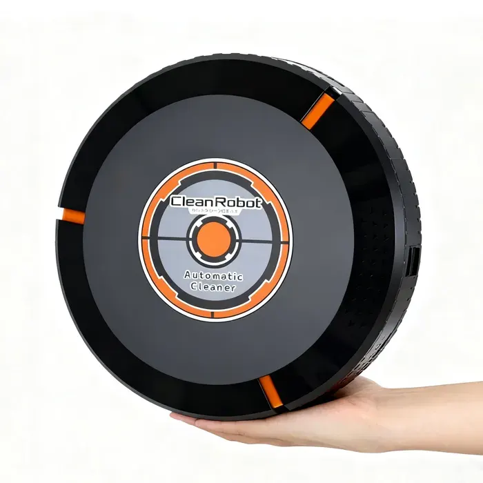 Aspirateur automatique pour sol tapis parquet carrelage à piles robot nettoyage autonome - FAMICAM - plastique efficace aspiration