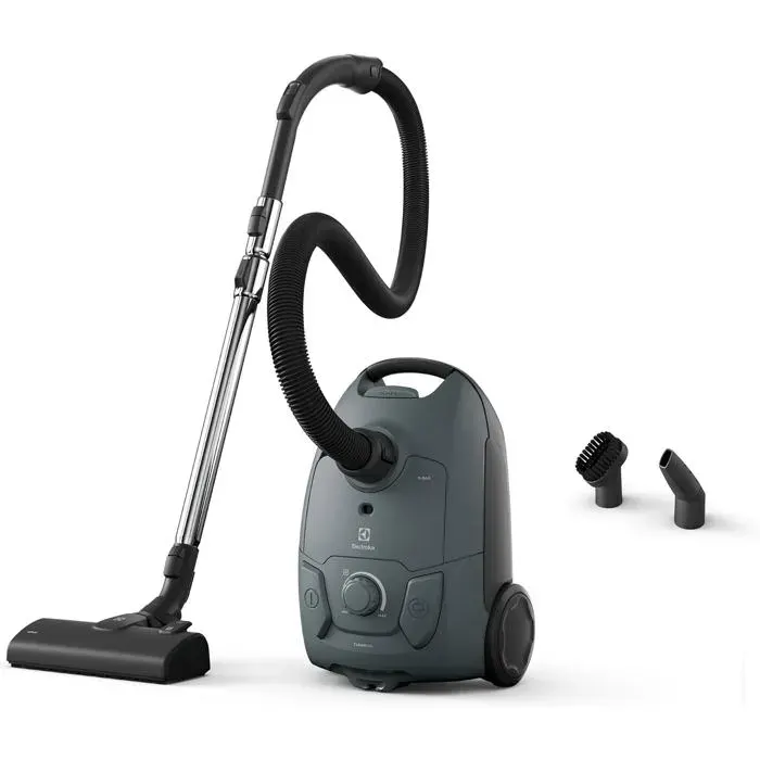 Aspirateur avec sac compact léger - Electrolux - Modèle Clean 500 - Suceur combiné lisse — coloris Vert