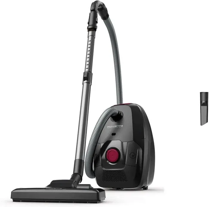 Aspirateur avec sac - LAMPE DU PARFUMEUR - Fabr - 900 W - Haute filtration - Ultrasilencieux — coloris Noir