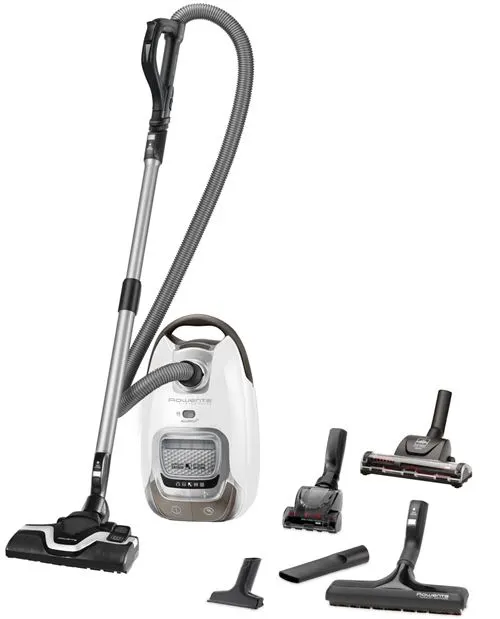 Aspirateur avec sac Rowenta Silence Force RO7487EA 400 W Blanc et Gris