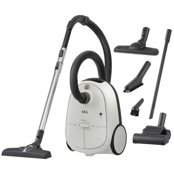 Aspirateur balai - AEG - AB61H6SW - Blanc - Avec sac - 850 W — coloris Blanche