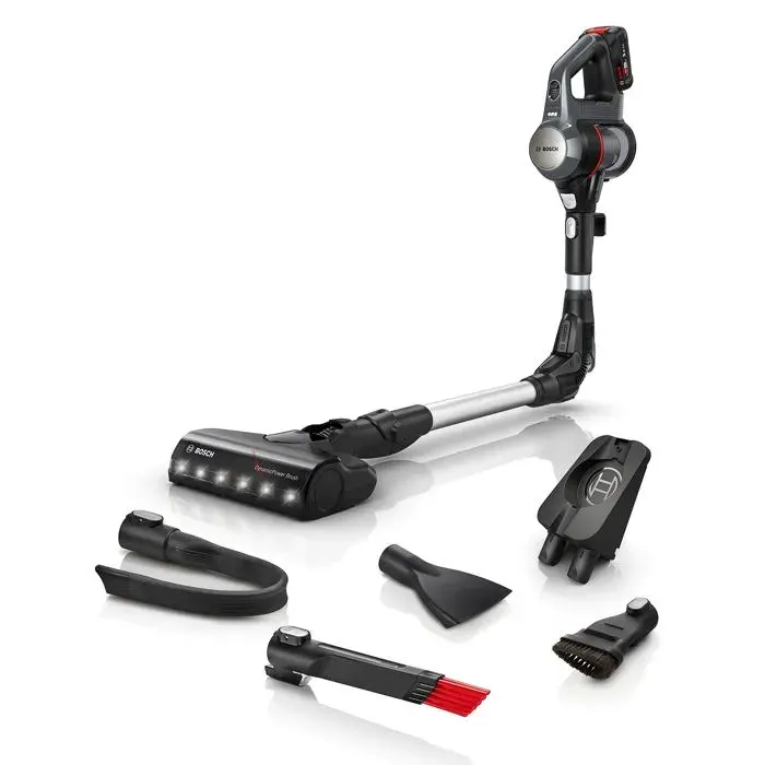 Aspirateur balai - Bosch BCS711A - Brosse motorisée LED - Autonomie 100m2 - Taux de dépoussiérage 999%