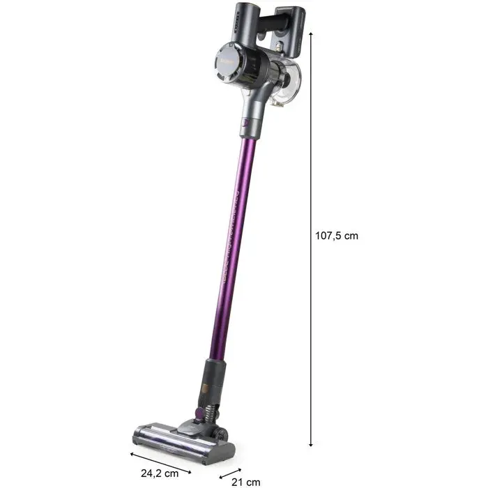 Aspirateur-balai - DOMO - DO247SV - Sans fil - Antibactérien - 200 W