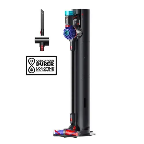 Aspirateur balai Dyson V10 Konical + Dok Noir
