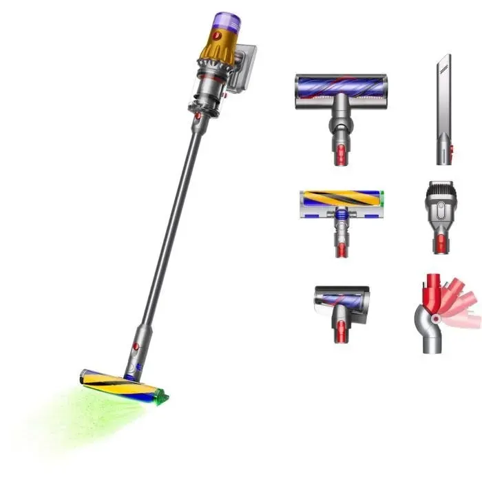 Aspirateur balai Dyson V12 Detect Slim Absolute 545 W Gris — vue 3