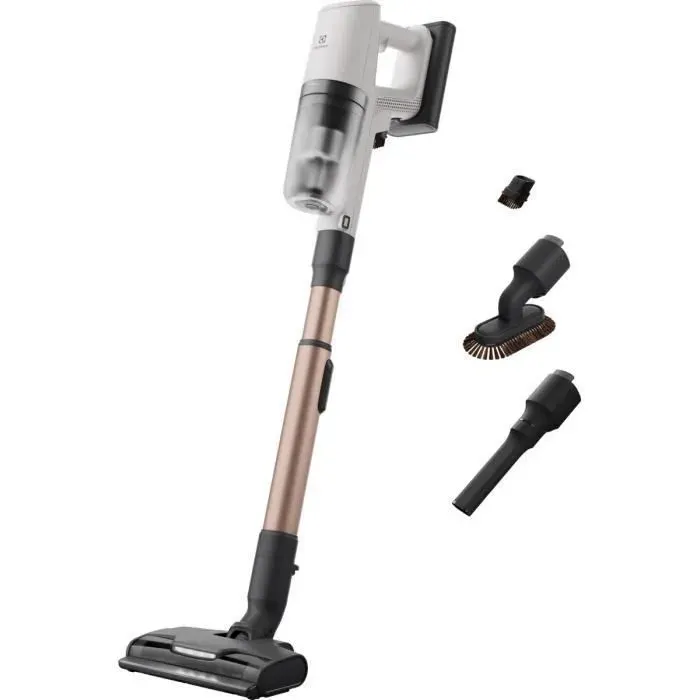 Aspirateur balai Electrolux 800 - Tous sols - Puissance auto intelligente - tient seul debout - Blanc -EP82UB25SH