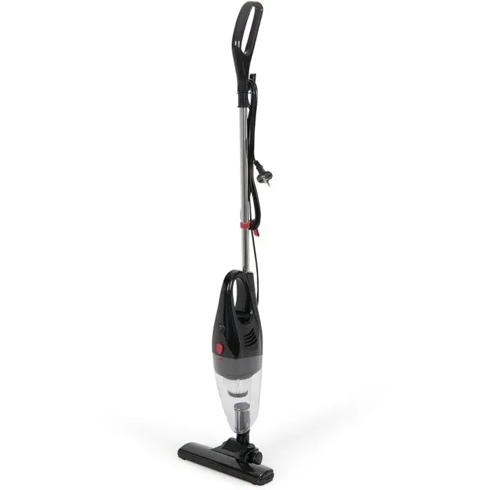 Aspirateur Balai Filaire - LIVOO ON1024R - 16 000 Pa - 600 W - 06 L - Câble 4 m - Noir