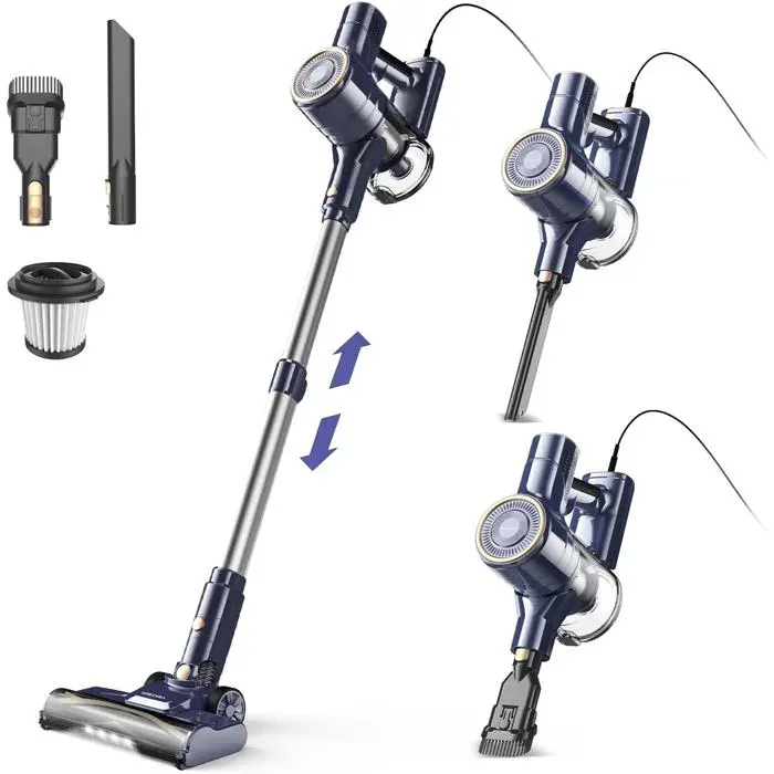Aspirateur balai - HOME FIT TRAINING - I8 - 600W - 23Kpa - 6 en 1 sans sac