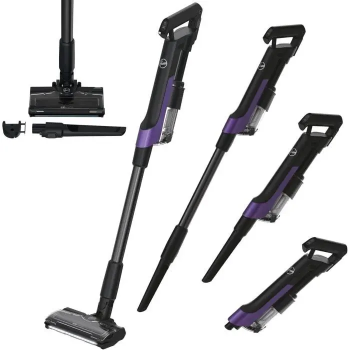 Aspirateur Balai - HOOVER - HF2 - Ultra-léger - Technologie Ultra Compact x3 - 1L de capacité