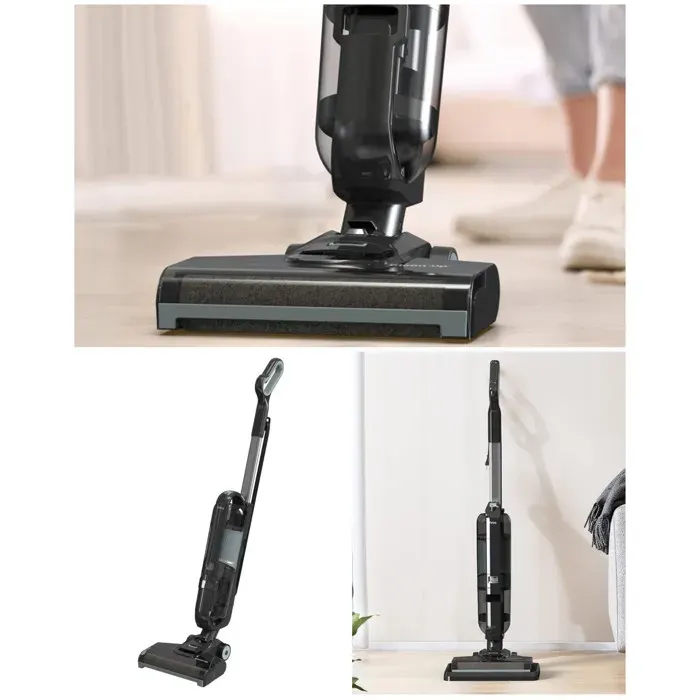 Aspirateur balai laveur - LIVOO - 600W - 2 en 1 - 15 kPa - Autonettoyage