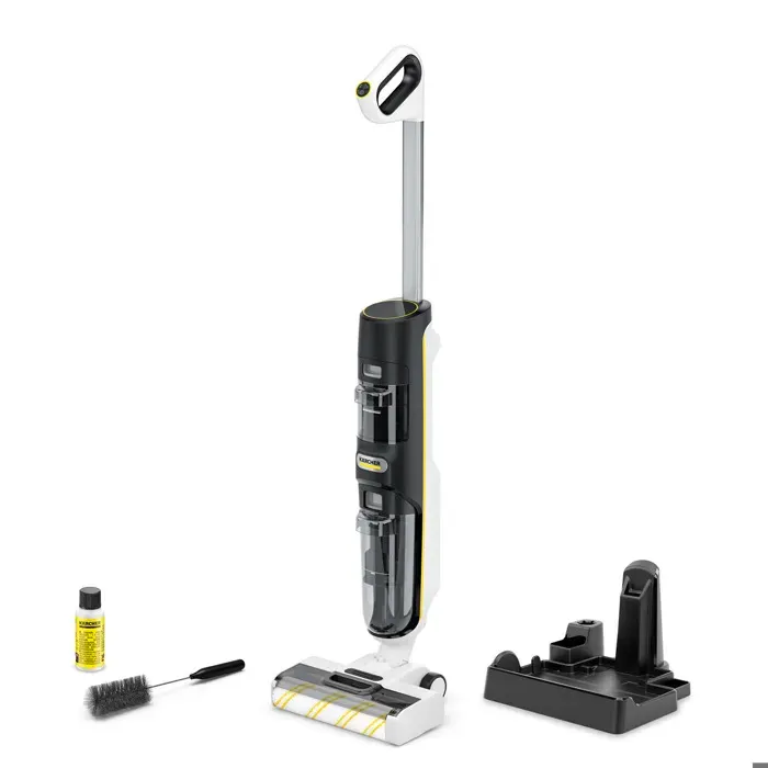 Aspirateur Balai Laveur sans fil Karcher FCV4 - Eau et Poussières - 200 m² - aspire lave et sèche
