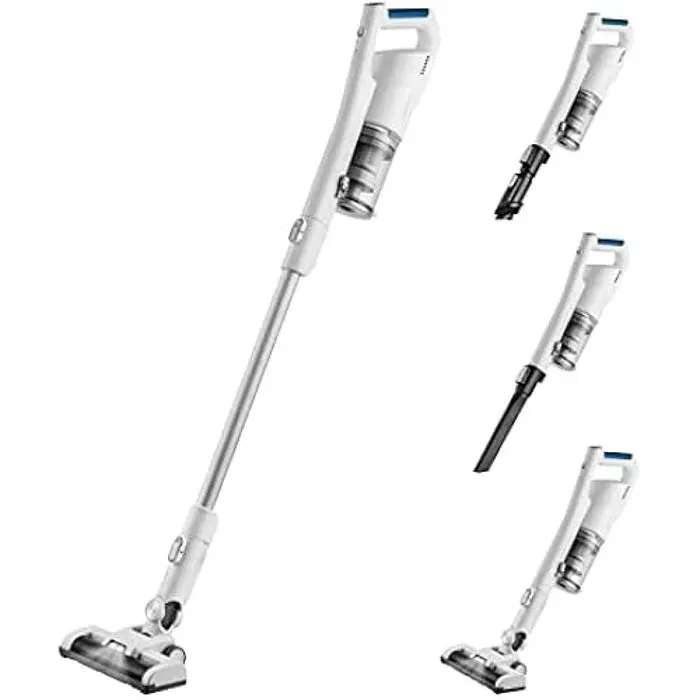 Aspirateur balai MIDEA MCS2021WB - Sans fil léger et puissant - 45 min dautonomie - Blanc