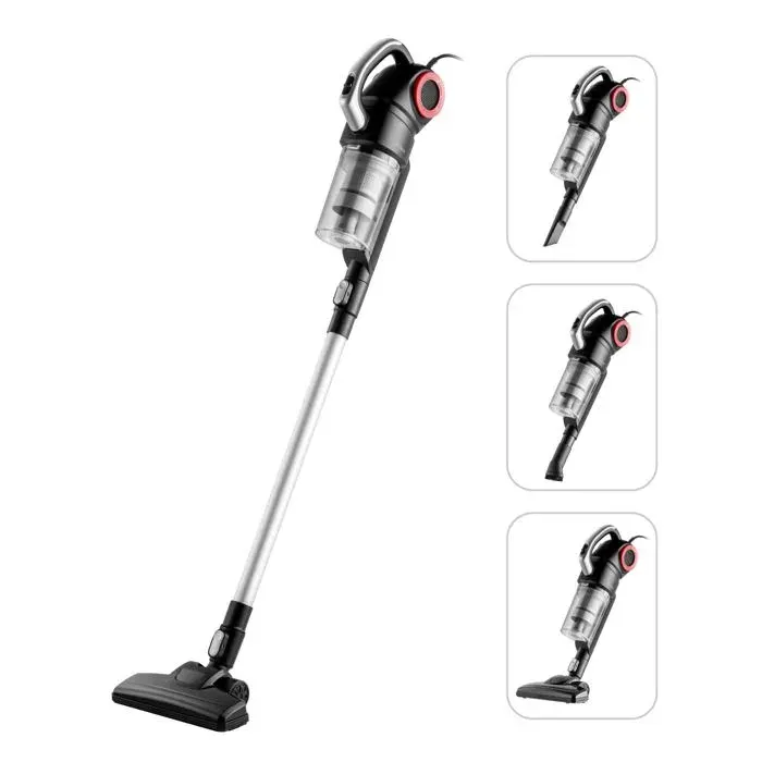 Aspirateur balai Midea - MSC2045BR - 2 en 1 - Filtration haute efficacité - Câble de 5m - Léger