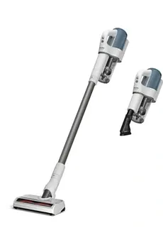 Aspirateur balai Miele DUOFLEX HX1 - Aspirateur sans fil coloris Blanc avec bloc moteur bleu nordique