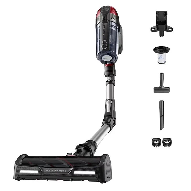 Aspirateur Balai Rowenta Yy5354fe 12.60 Flex Airforce — coloris Noir et rouge
