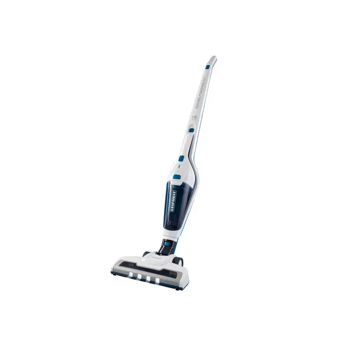 Aspirateur balai sans fil 2-en-1 Leifheit Rotaro PowerVac 11927 aspirateur léger multifonction 16V autonomie 35min blanc