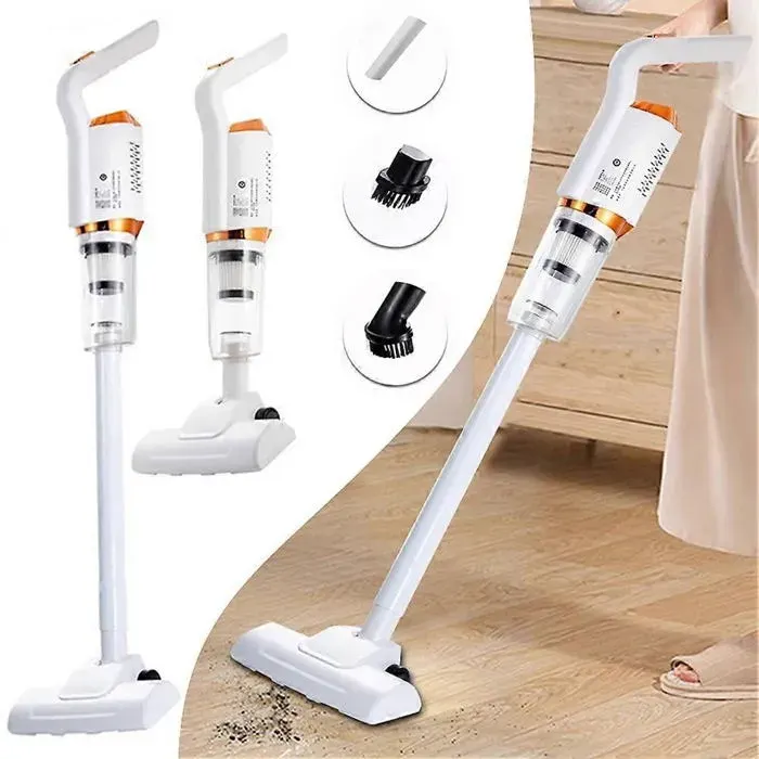 Aspirateur balai sans fil 3 en 1 aspiration puissante de 8500 Pa idéal pour les sols durs (25-26 pouces).