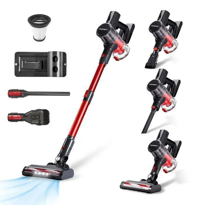 Aspirateur Balai sans Fil 4-en-1 - 49min Autonomie 16Kpa - Léger 2 Vitesses