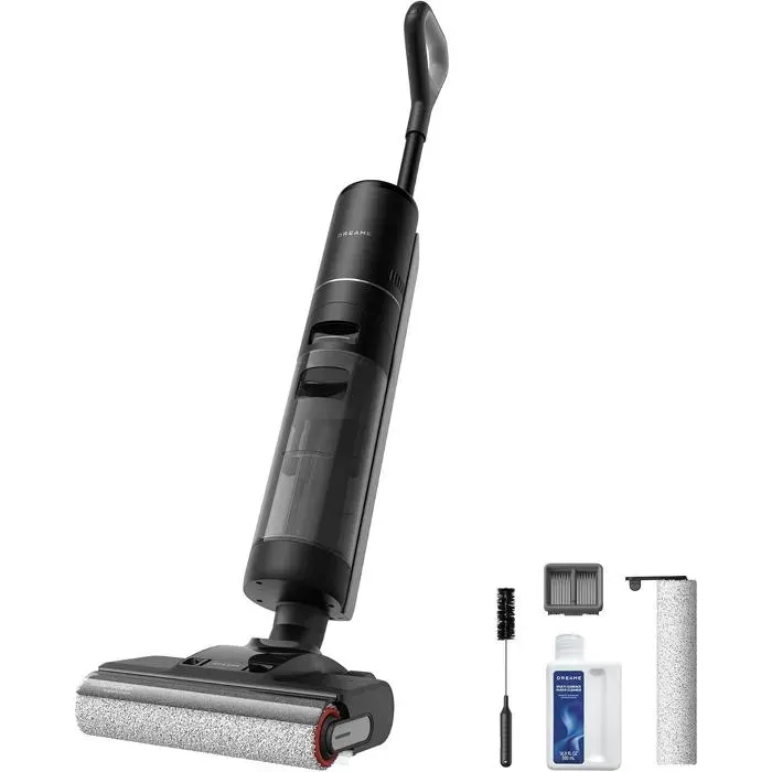 Aspirateur Balai Sans Fil 55Kpa/650W/70Min Tube Pliable Parfumé Mode Auto Tuyau 1M Pour Poils DAnimaux Tapis Sols Durs Voi