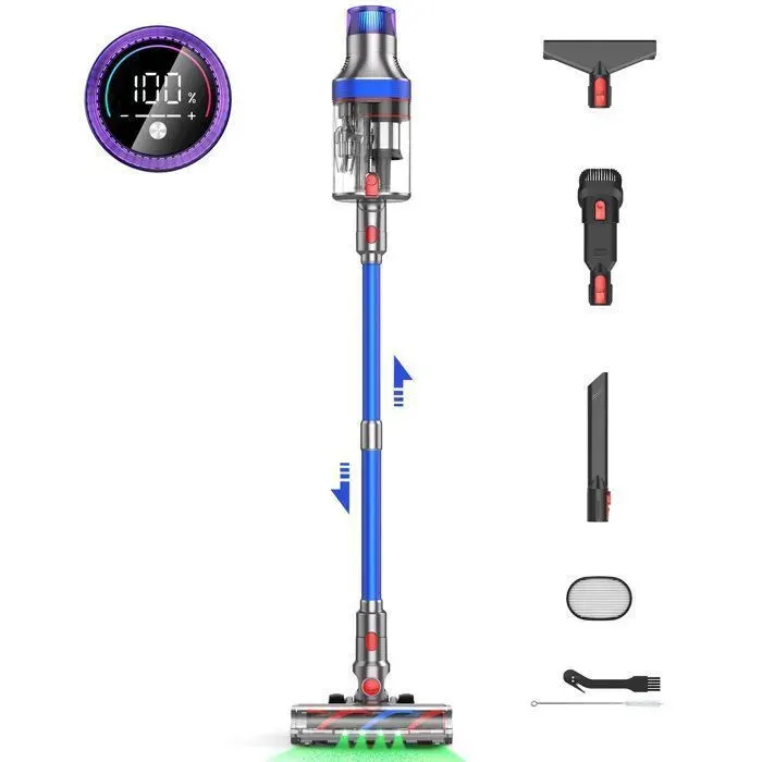 Aspirateur balai sans fil - AUTREMENT - 600W - 70 minutes dautonomie - 55 kPa - HEPA