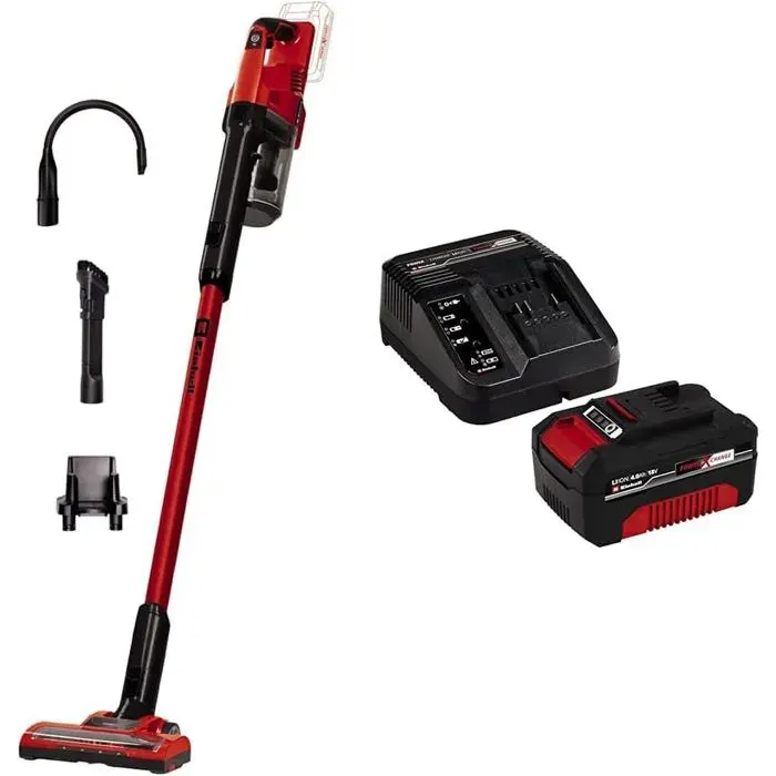 Aspirateur-balai sans fil Einhell TE-SV 18 Li-Solo Power X-Change - Puissant et sans sac