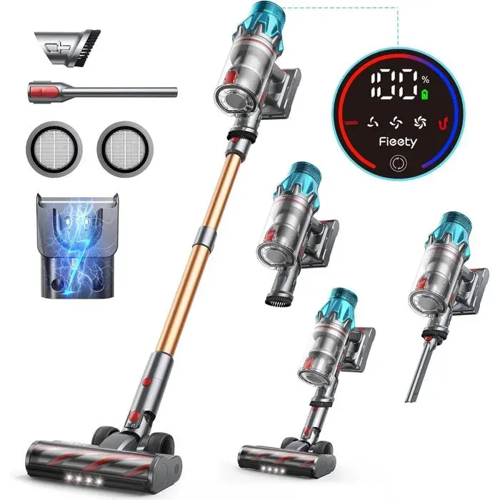 Aspirateur Balai Sans Fil - ETHNICS ORIGINS - 2024 - 550W - 45KPa - 60 min Autonomie