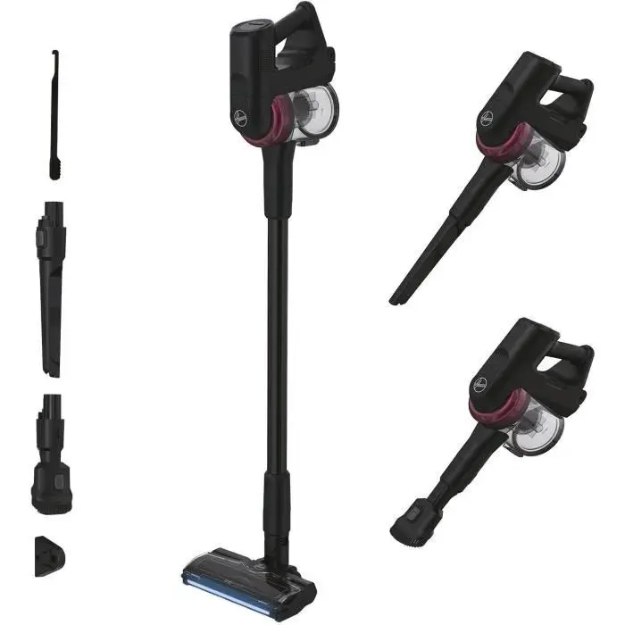 Aspirateur Balai sans Fil - HOOVER HF410H - 190 W - Autonomie : 30 min - 07 L
